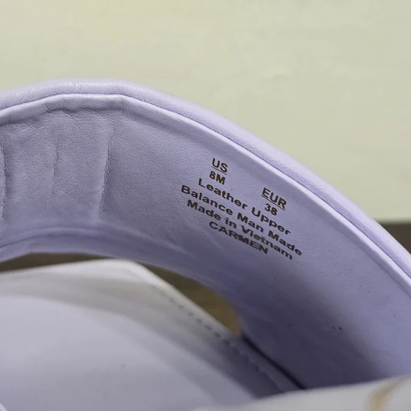 🤩Host Pick❤️Sam Edelman Carmen Leather Slip-on Heels Women's Size 8M - Picture 11 of 13